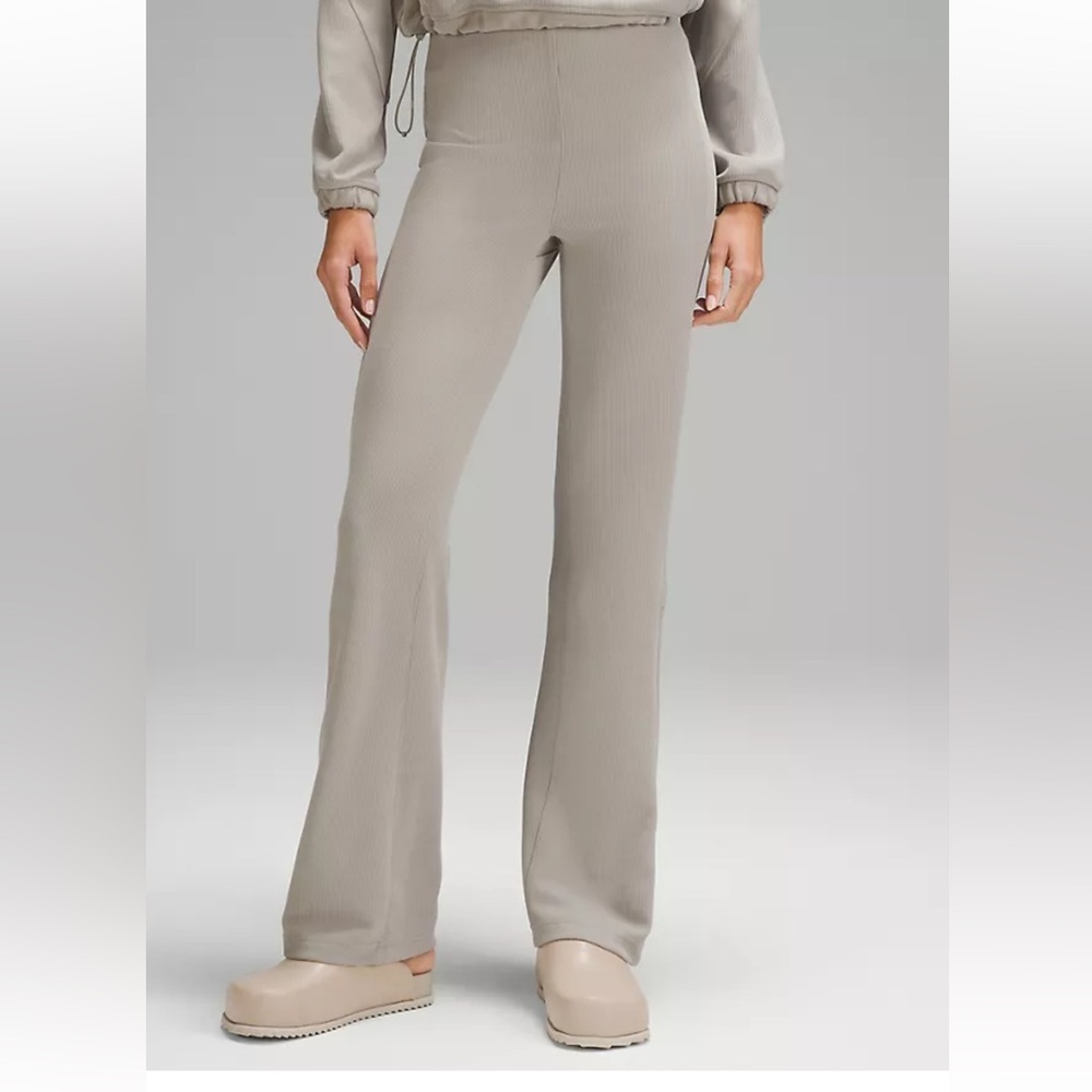 lululemon athletica Beige Ribbed Pants